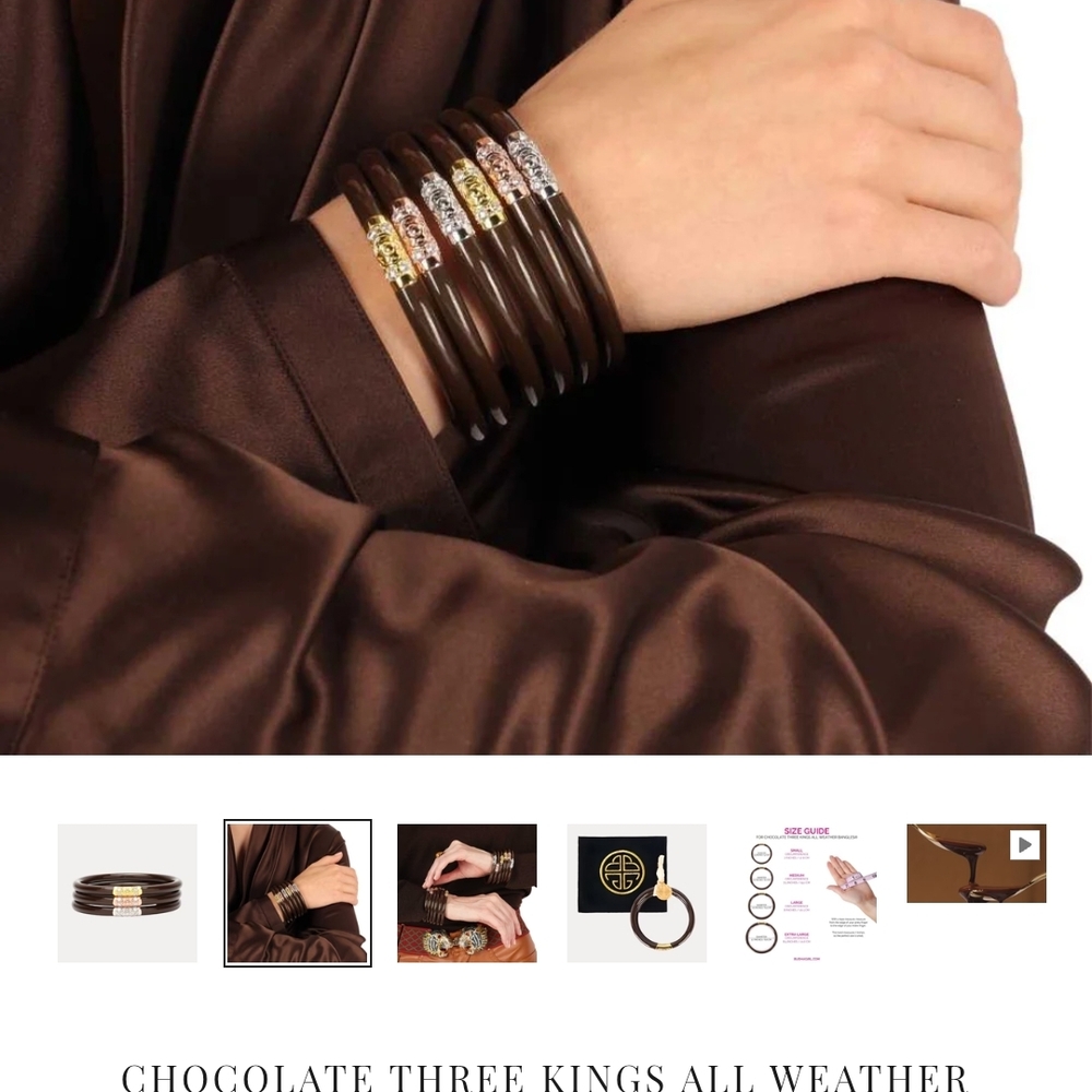 Budhagirl Chocolate Three Kings AWB NWT
